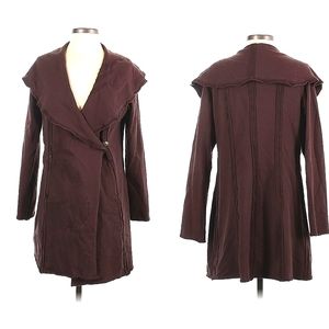 Testimony Los Angeles French Terry Draped Jacket Lagenlook